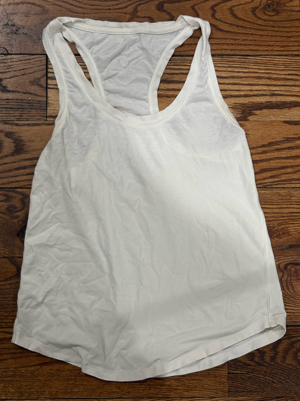 lululemon athletica White Racerback Tank Top